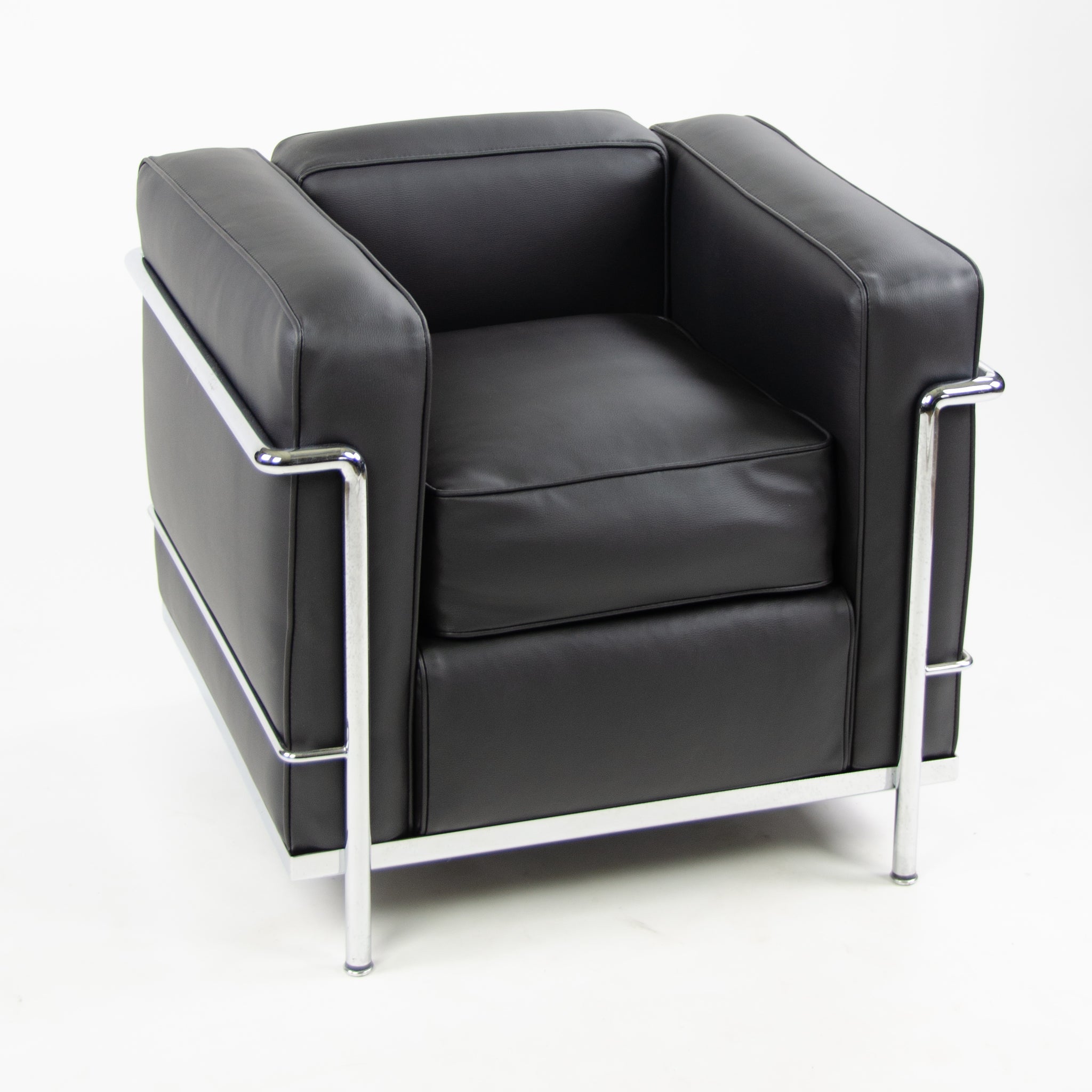 SOLD Cassina Italy Le Corbusier LC2 Petit Modele Armchair New Upholstery