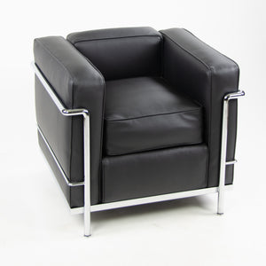 SOLD Cassina Italy Le Corbusier LC2 Petit Modele Armchair New Upholstery