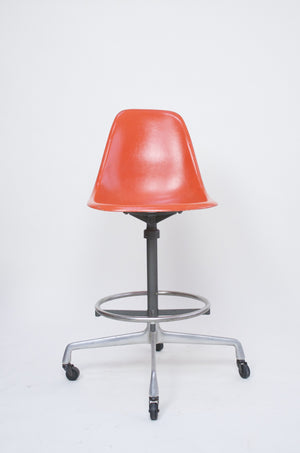 SOLD Herman Miller Eames Fiberglass Drafting Shell Chair 1 Available 1960's