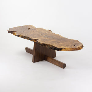 SOLD Mira Nakashima George Nakashima Woodworkers English Oak Burl Minguren I Coffee Table