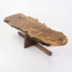 SOLD Mira Nakashima George Nakashima Woodworkers English Oak Burl Minguren I Coffee Table