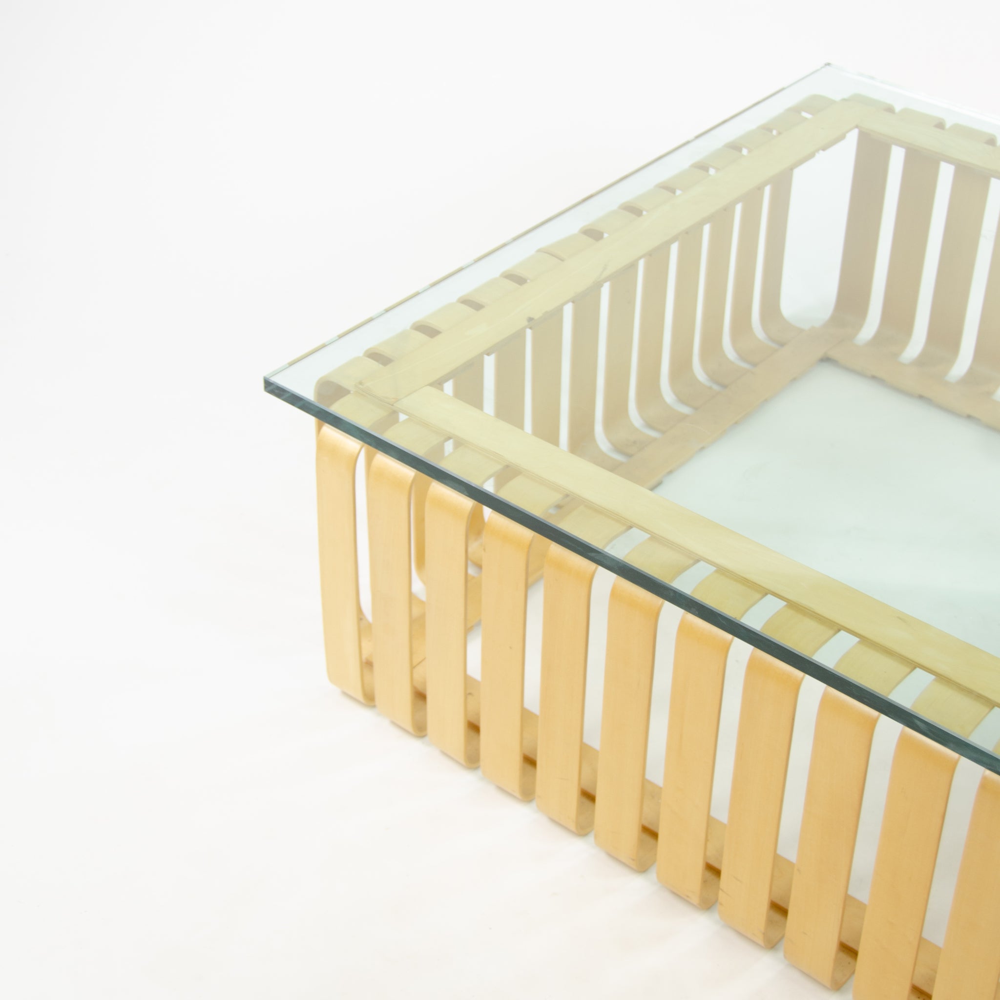 SOLD 1998 Frank Gehry For Knoll International Icing Coffee Table Original Marked