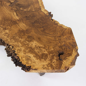 SOLD Mira Nakashima George Nakashima Woodworkers English Oak Burl Minguren I Coffee Table