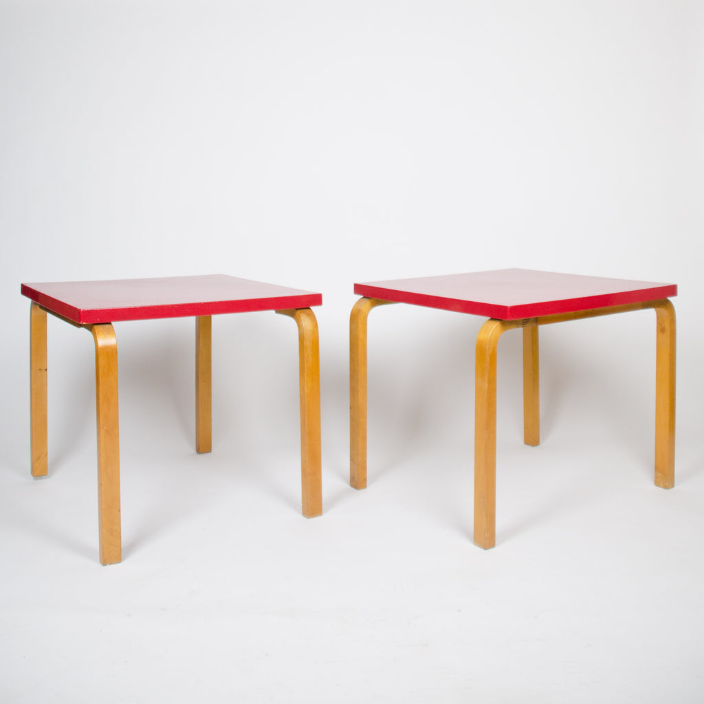 SOLD Alvar Aalto Finsven Early E 84 Tables Pre-Artek