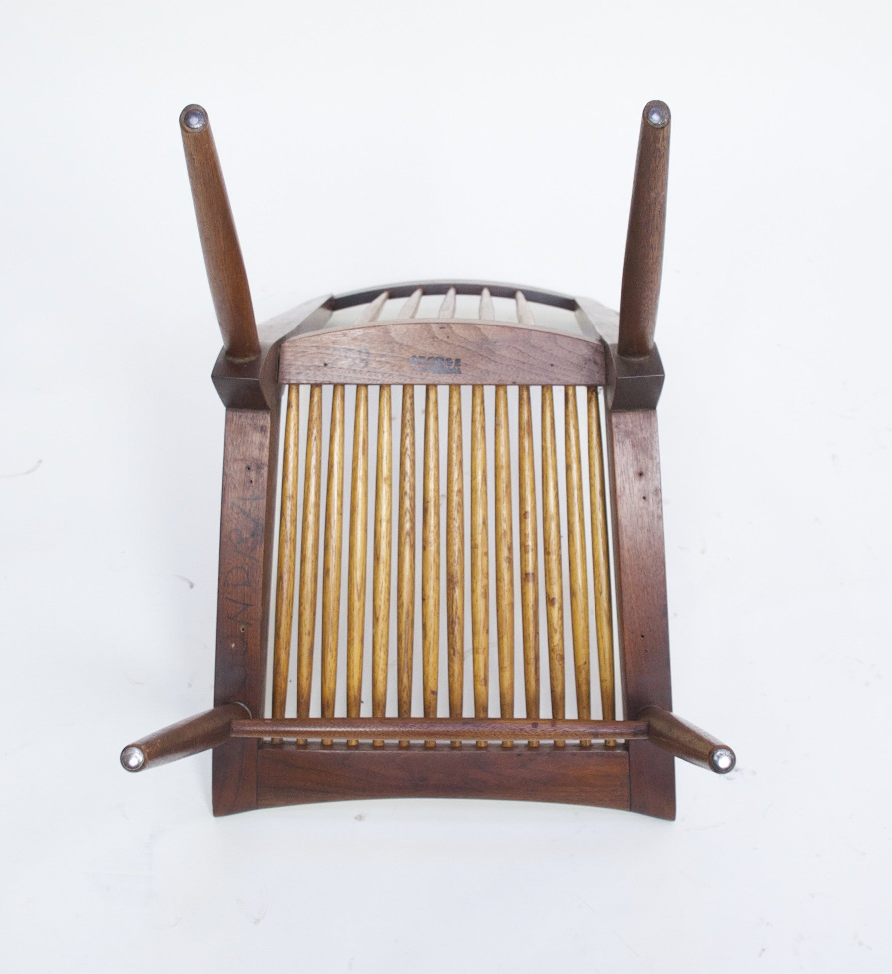 SOLD George Nakashima Sundra for Widdicomb Set of 4 Chairs Rare Walnut, Authentic
