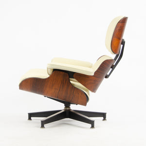 SOLD 1956 Herman Miller Eames Lounge Chair & Ottoman 670 671 Boot Glides Ivory