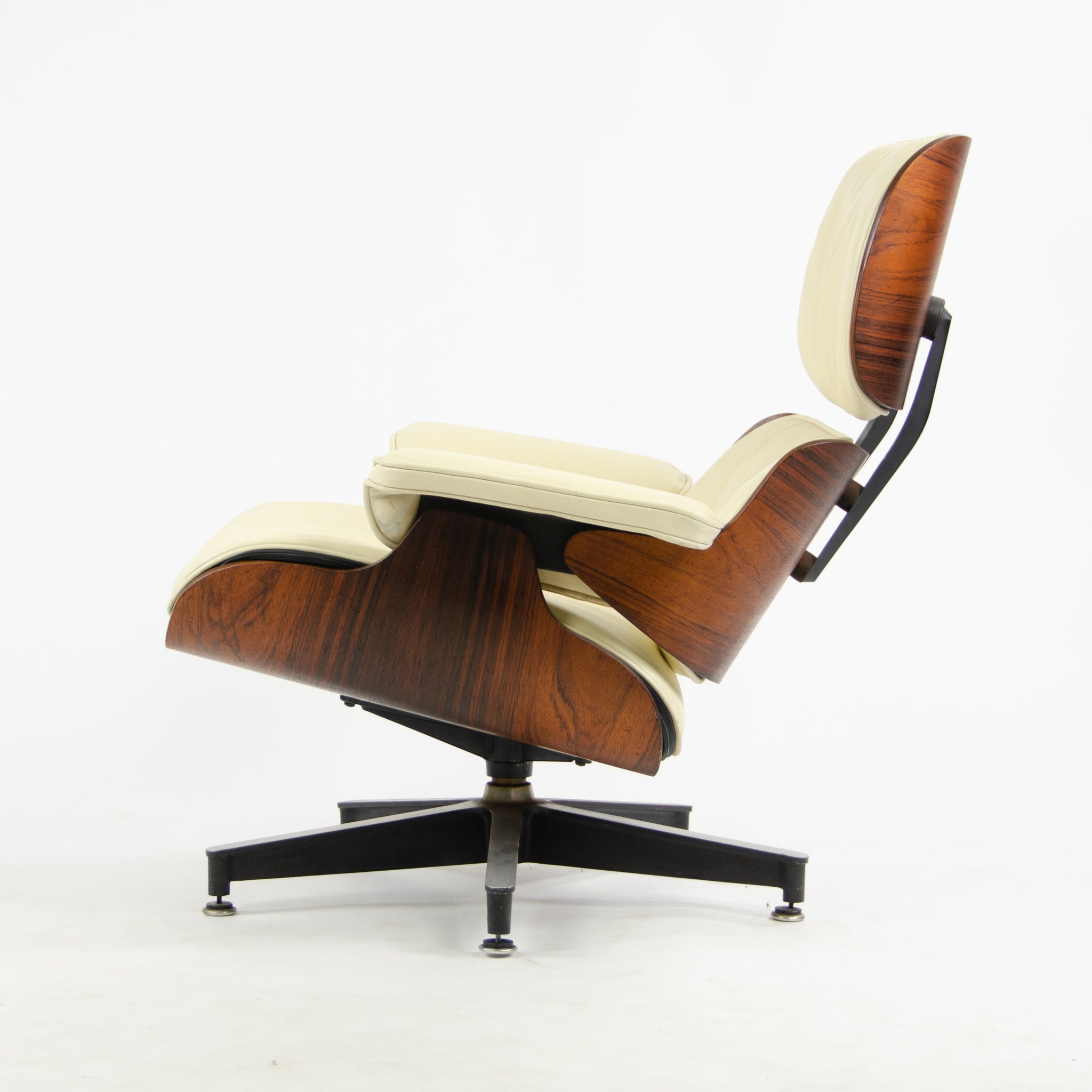 Eames Herman Miller Contura 670/671 Chair and Ottoman in Louis Vuitton  Fabric For Sale at 1stDibs