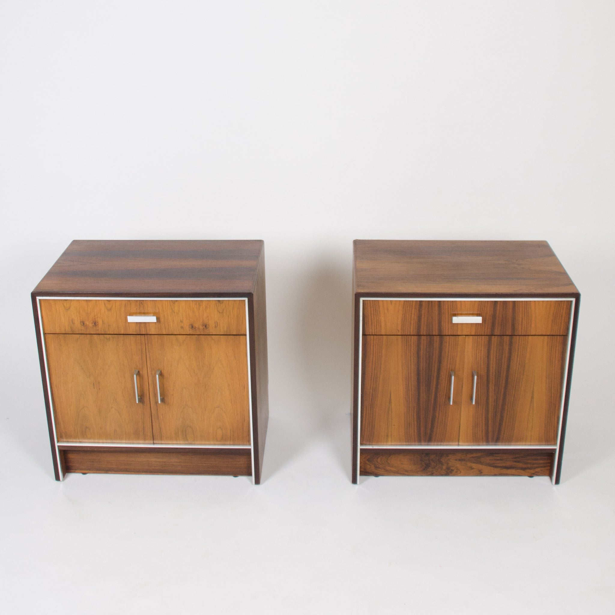 Falster Maurice Villency Rosewood Danish Dresser End Tables Bedside Cabinet Pair