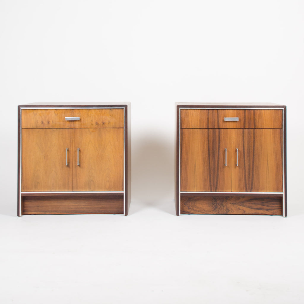 Falster Maurice Villency Rosewood Danish Dresser End Tables Bedside Cabinet Pair