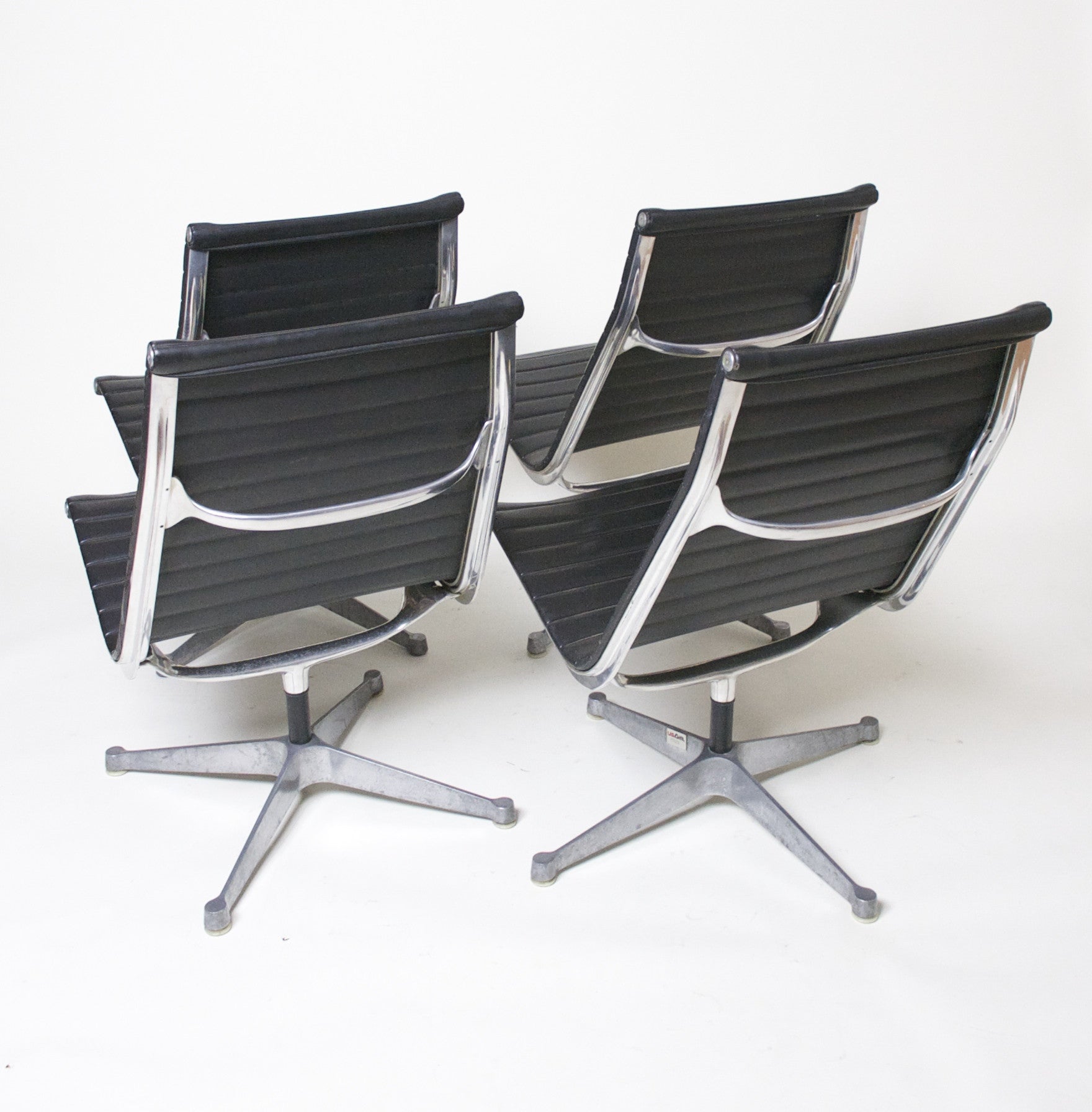 SOLD Eames Herman Miller Aluminum Group Lounge Chair Armless, Quantity 4