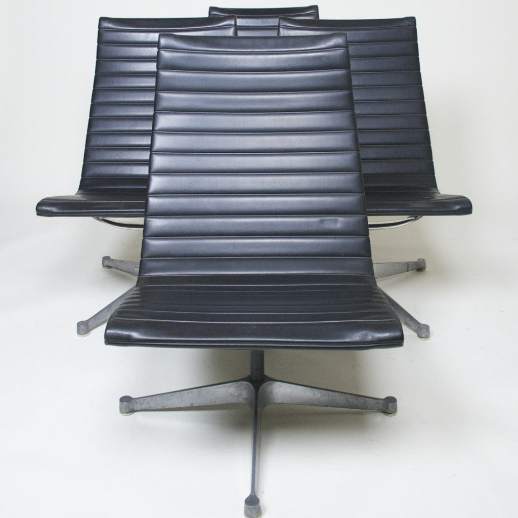 SOLD Eames Herman Miller Aluminum Group Lounge Chair Armless, Quantity 4