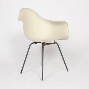 SOLD Herman Miller Eames 1950's Ivory / White Fiberglass Shell Chairs Arm Shells 2x