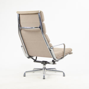 SOLD Herman Miller Eames Soft Pad Aluminum Group Lounge Chairs Fabric 2x 2007