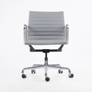 SOLD 2010s Herman Miller Eames Low Back Aluminum Group Executive Chair in Gray Leather
