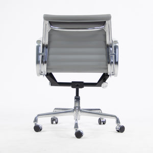 SOLD 2010s Herman Miller Eames Low Back Aluminum Group Executive Chair in Gray Leather