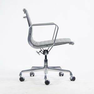 SOLD 2010s Herman Miller Eames Low Back Aluminum Group Executive Chair in Gray Leather