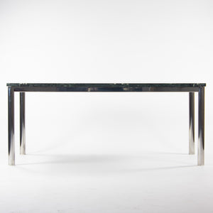 SOLD Green Granite 2011 6x3 Meeting Dining Conference Tables Stainless Steel Base