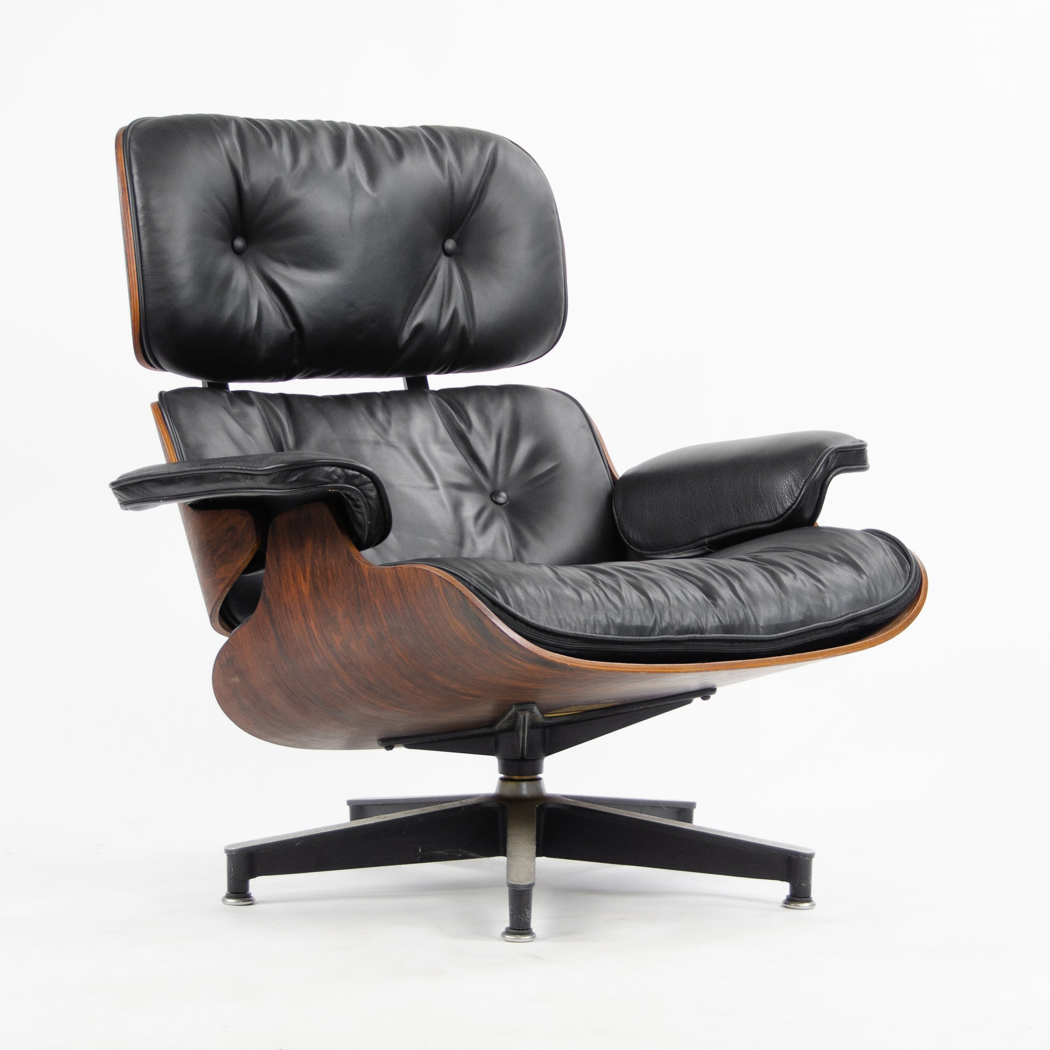 SOLD 1956 Herman Miller Eames Lounge Chair & Ottoman 670 671 New Cushions