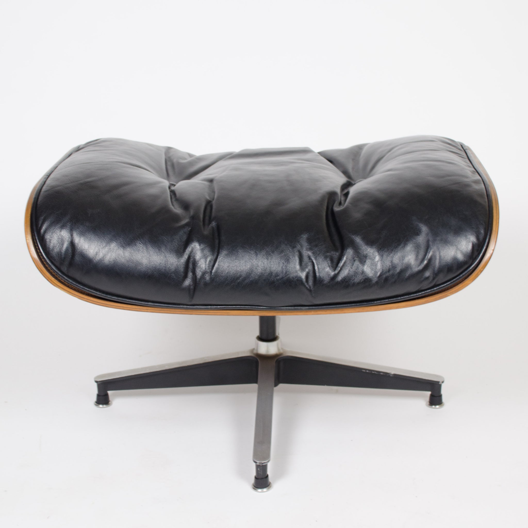 SOLD 1956 Holy Grail Herman Miller Eames Lounge Chair w Swivel Ottoman Boots + 3 Hole