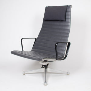 SOLD 1958 PATENT PENDING Eames Herman Miller Aluminum Lounge and Ottoman