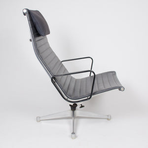 SOLD 1958 PATENT PENDING Eames Herman Miller Aluminum Lounge and Ottoman