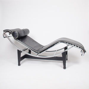 SOLD Le Corbusier Cassina LC4 Chaise Lounge Chair Leather Rare and Original