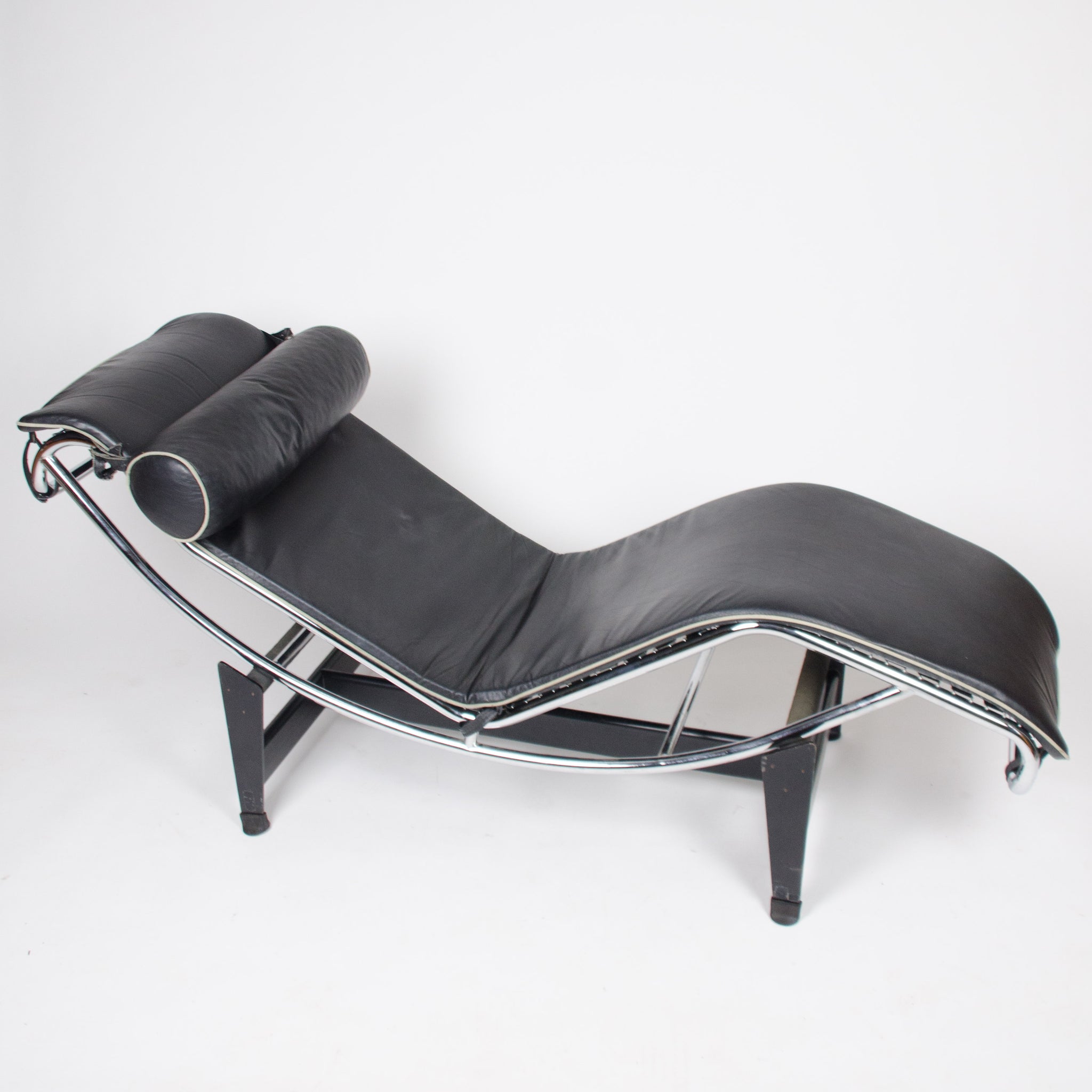 SOLD Le Corbusier Cassina LC4 Chaise Lounge Chair Leather Rare and Original