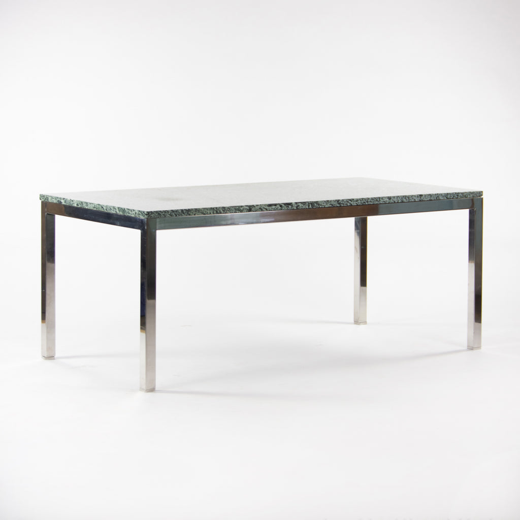 Green Granite Cumberland Meeting Dining Conference Tables Stainless Steel Base