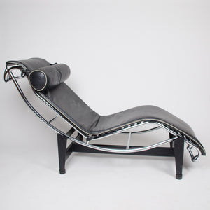 SOLD Le Corbusier Cassina LC4 Chaise Lounge Chair Leather Rare and Original