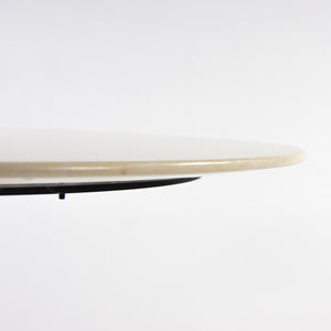 SOLD Nicos Zographos Beige Marble Round Meeting Cafe Office Table