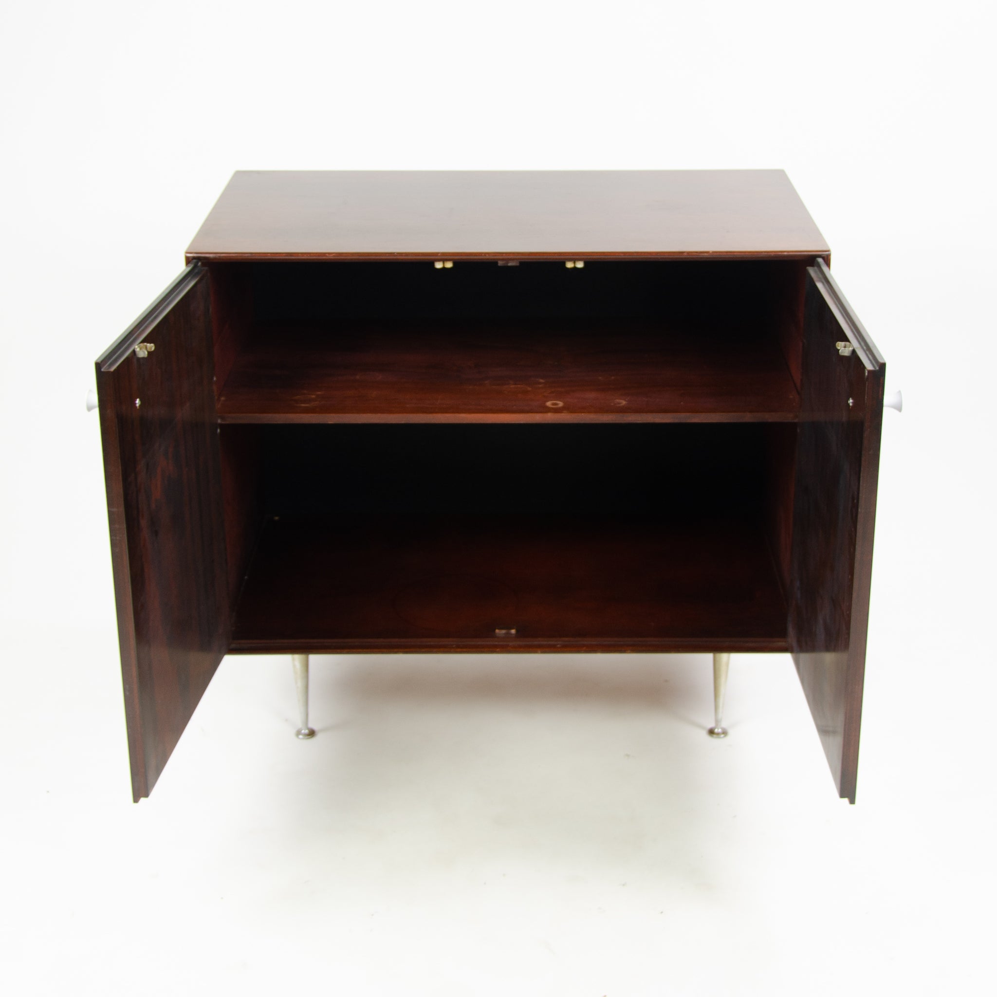 SOLD 1950s George Nelson Herman Miller Thin Edge Rosewood Dresser Cabinet Original