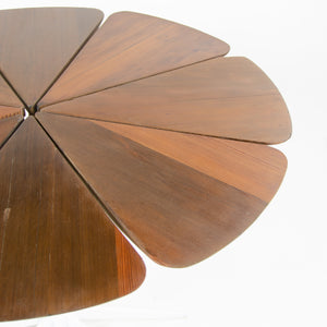 1960s Petal Dining Table by Richard Schultz For Knoll International Vintage Redwood