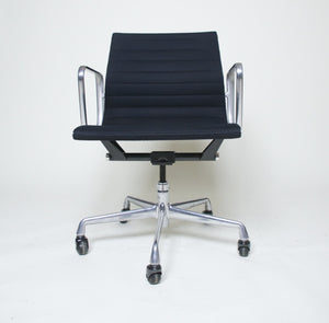 SOLD Herman Miller Eames Aluminum Group Executive Chair in Black, 4 Available, Mint