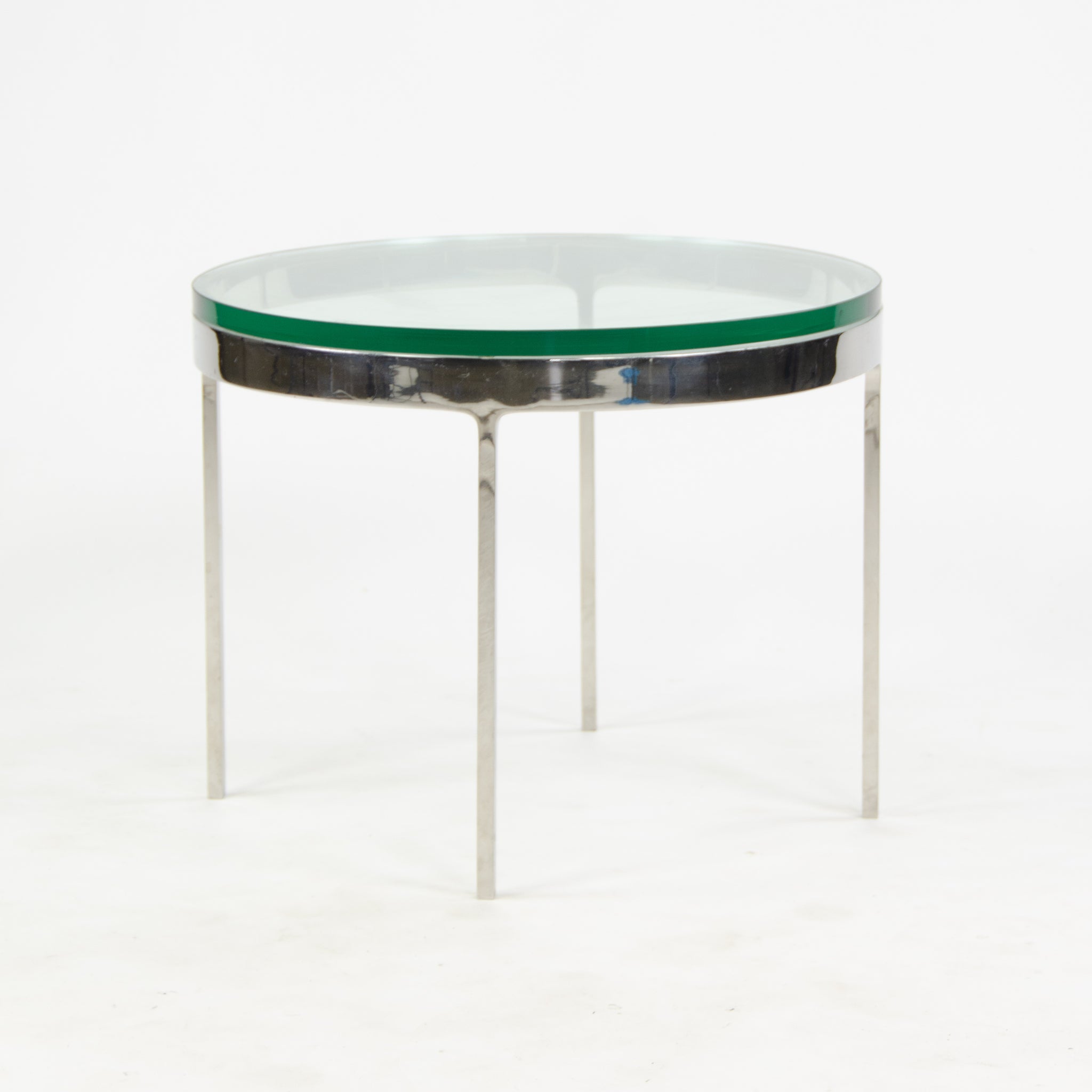 SOLD Nicos Zographos Designs Limited Stainless Side End Table