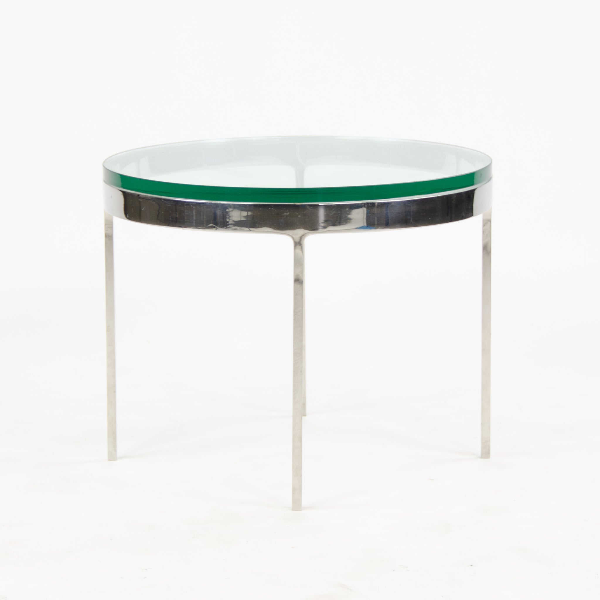 SOLD Nicos Zographos Designs Limited Stainless Side End Table