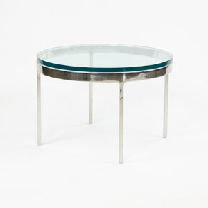 SOLD Nicos Zographos Designs Limited Stainless Cocktail End Table