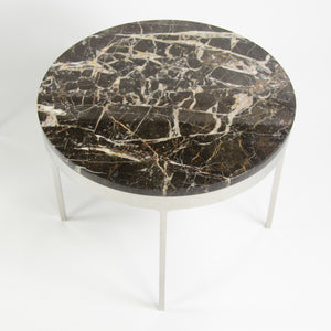SOLD Nicos Zographos Designs Limited Stainless Marble Side Table