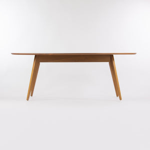 Custom Jens Risom Knoll 78 in Oval Walnut Dining Conference Table