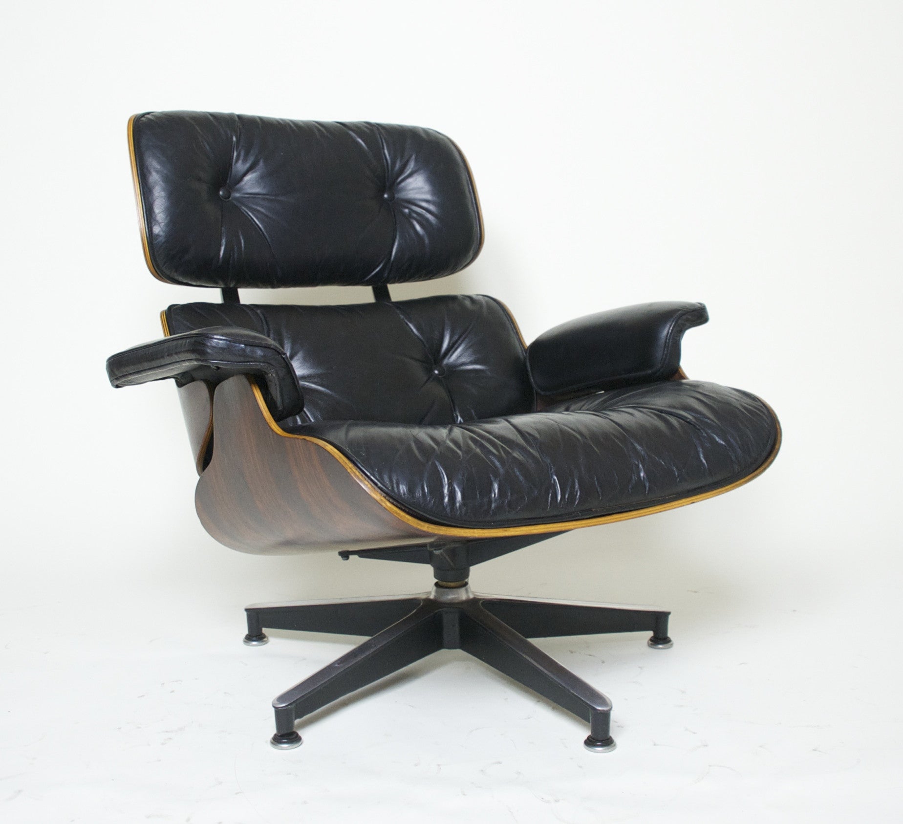 SOLD 1970's Herman Miller Eames Lounge Chair & Ottoman Rosewood 670 671