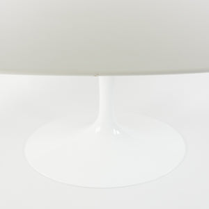 SOLD Eero Saarinen for Knoll 2019 96 inch White Laminate Oval Tulip Dining Table