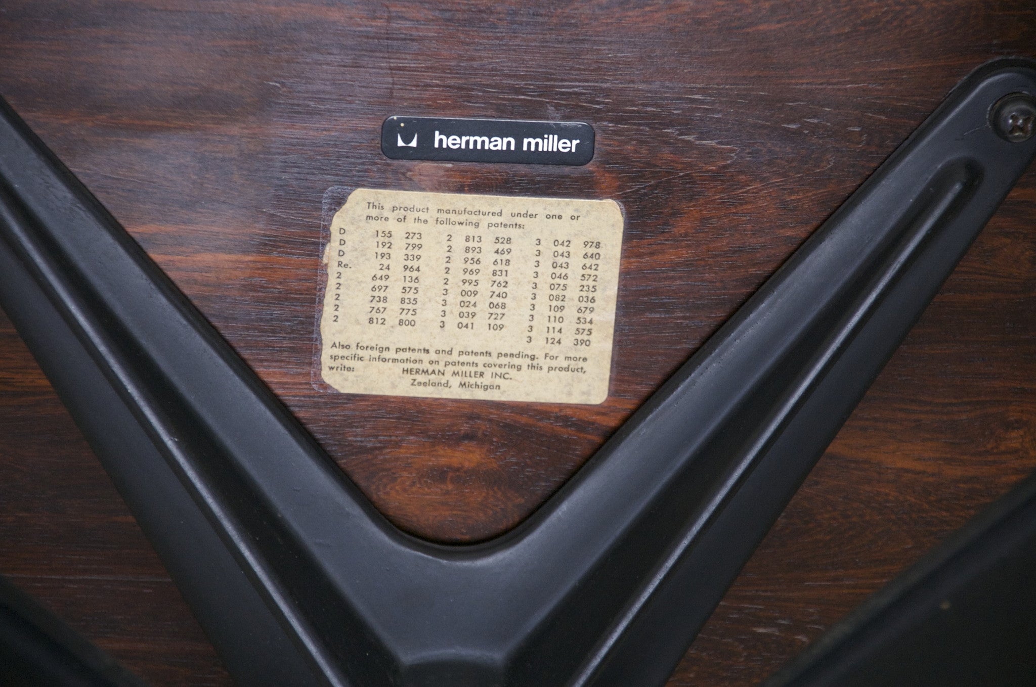 SOLD 1970's Herman Miller Eames Lounge Chair & Ottoman Rosewood 670 671