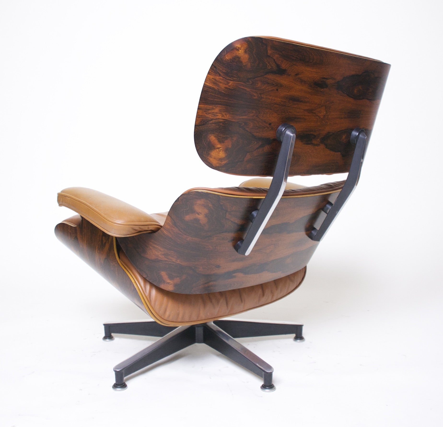 SOLD Exceptional Museum Quality Herman Miller Eames Lounge Chair and Ottoman Cognac