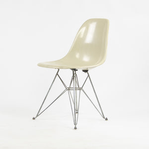 SOLD Herman Miller Eames 1951 Fiberglass Side Shell Chair Ivory Eiffel Tower Base DKR