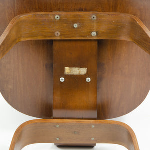 SOLD 1947 Eames Evans Herman Miller LCW Lounge Chair Wood Walnut