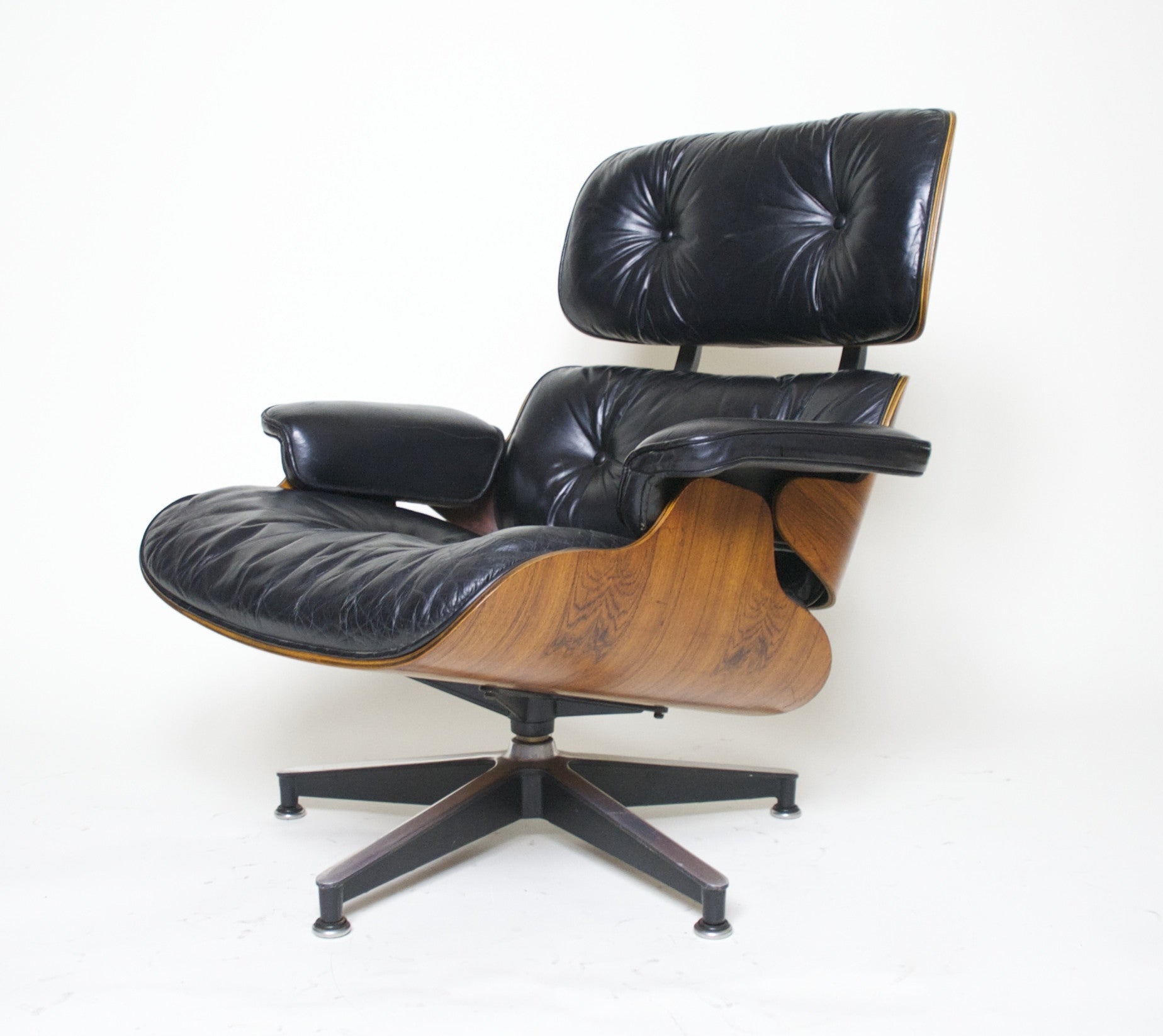 SOLD 1970's Herman Miller Eames Lounge Chair & Ottoman Rosewood 670 671