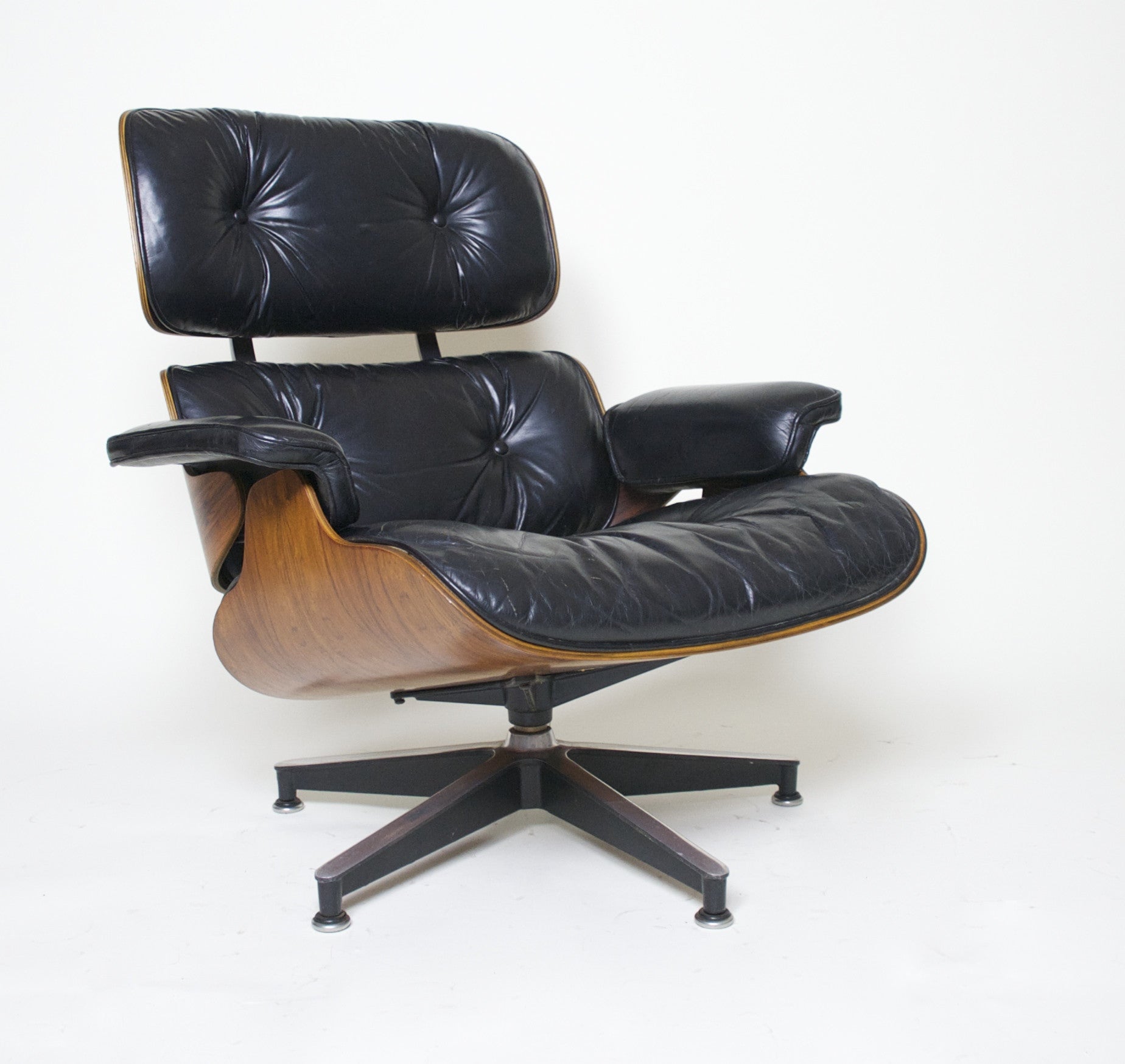 SOLD 1970's Herman Miller Eames Lounge Chair & Ottoman Rosewood 670 671