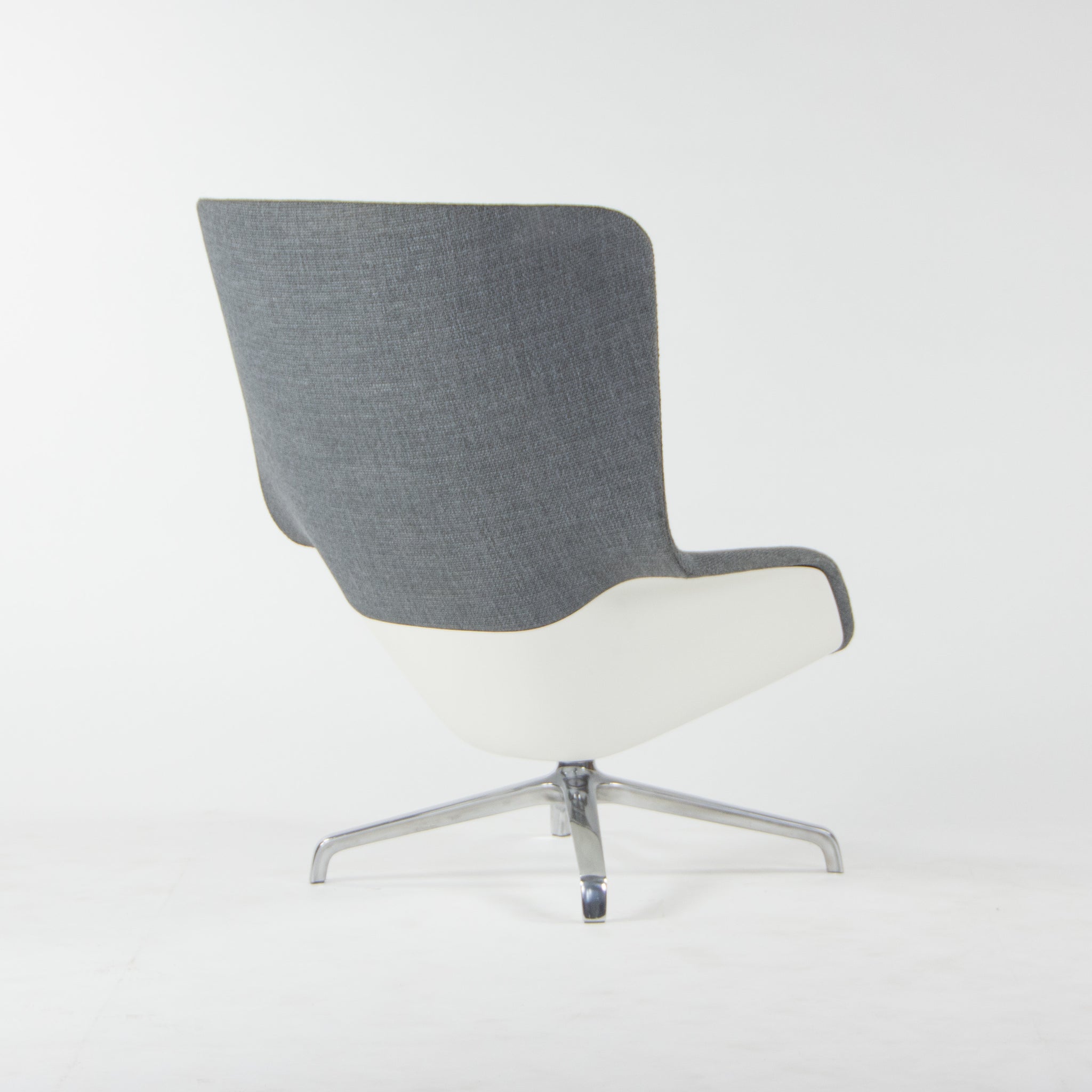 SOLD Herman Miller Grey Fabric Striad High Back Lounge Chair Markus Jehs Jürgen Laub