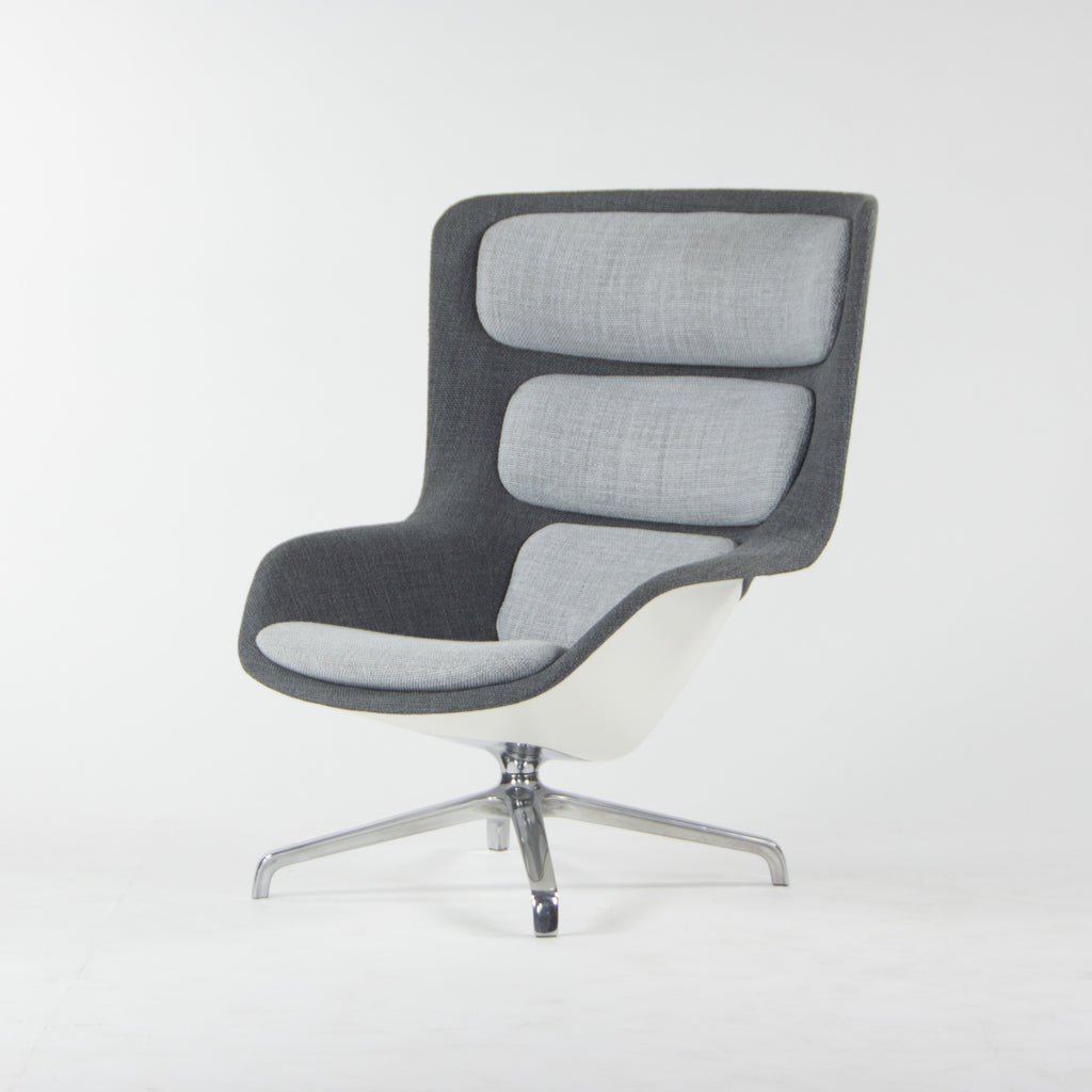 SOLD Herman Miller Grey Fabric Striad High Back Lounge Chair Markus Jehs Jürgen Laub