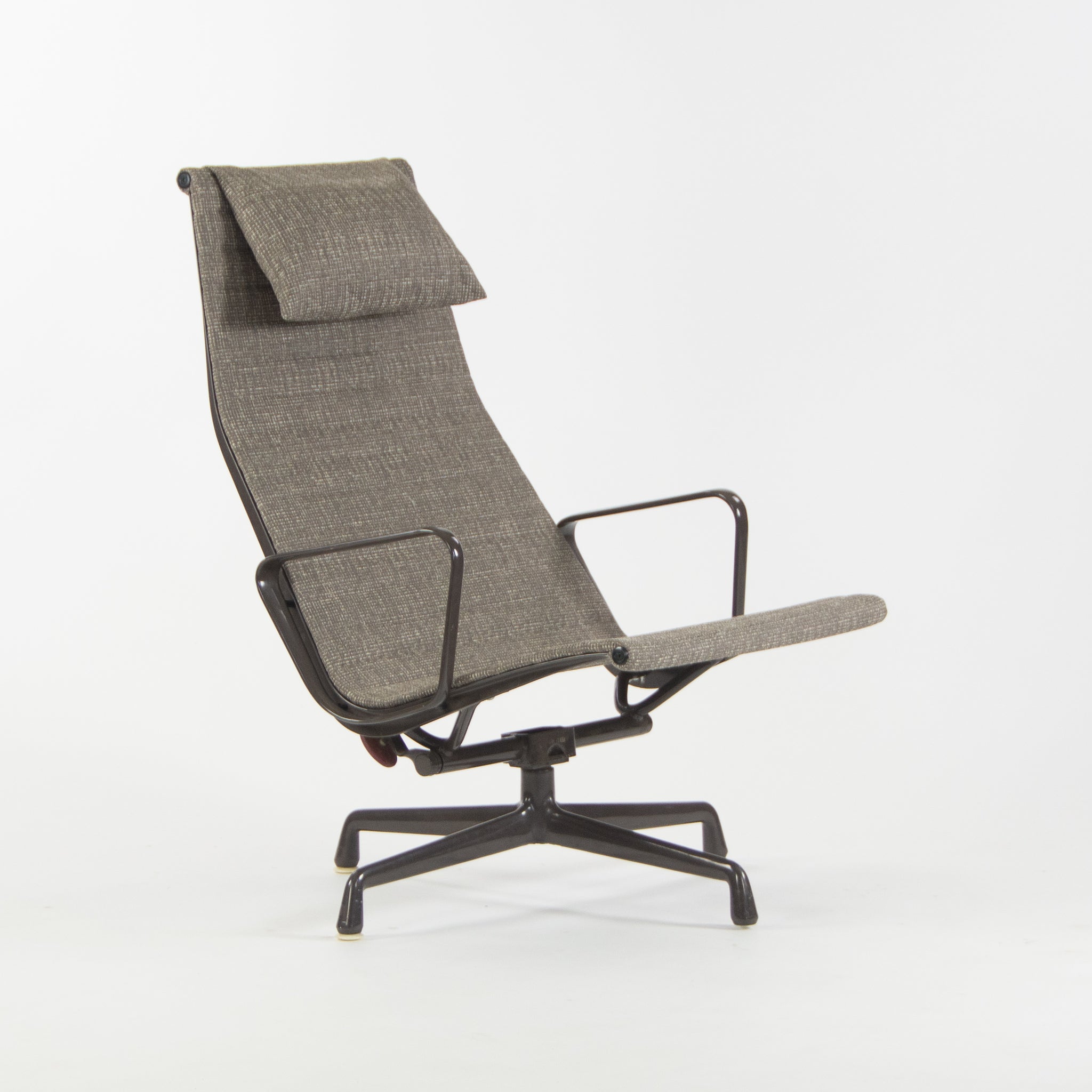 SOLD 1990's Eames Herman Miller Aluminum Group Lounge Chair w/ Ottoman