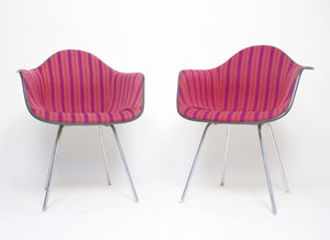 SOLD 1960's Alexander Girard Miller Stripe Eames Herman Miller Chairs, Extremely Rare